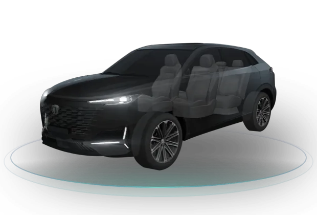 Changan UNI-S: прозрачный вид салона